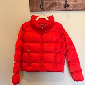 Tory Sport Red Puffer Jacket